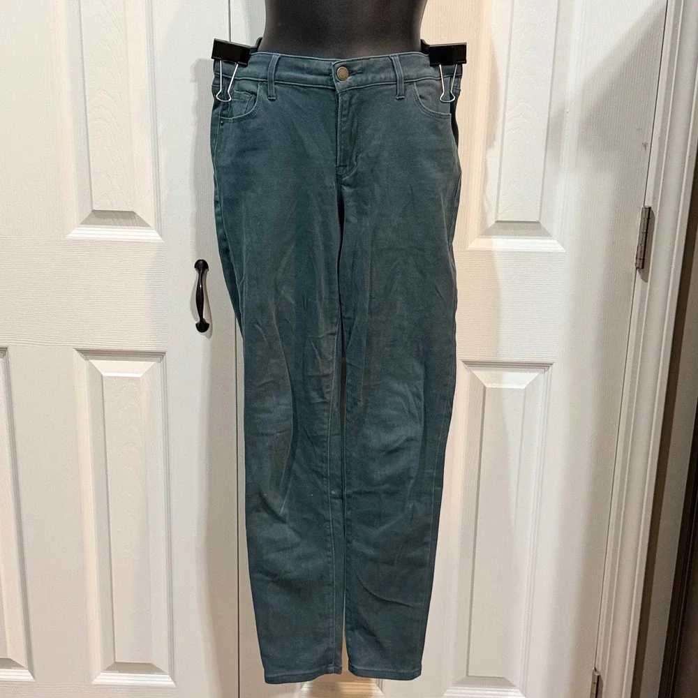 Old‎ Navy Rockstar Mid Rise Skinny Jeans Deep Teal Women's Size 4 Regular